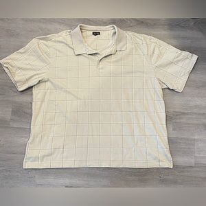 Van Heusen 4XT Cream Colored Polo Shirt